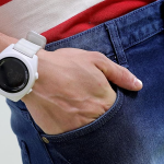 Men Blue Slim Fit Denim Shorts